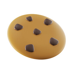 Chocochips cookies 3D Icon