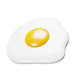 Sunny side up 3D Icon