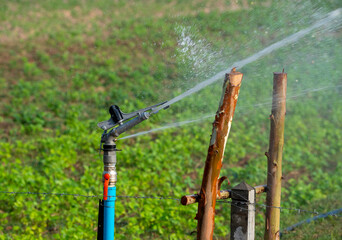 High Pressure Sprinklers and Crop Spraying