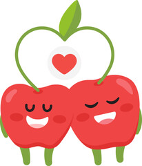 Cherry Cartoon Character