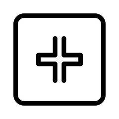 Obraz premium add icon or logo isolated sign symbol vector illustration - high quality black style vector icons