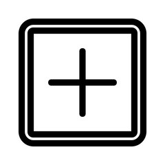 Obraz premium add icon or logo isolated sign symbol vector illustration - high quality black style vector icons