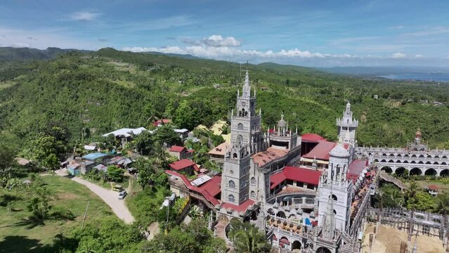 Simala Monastery Shrine On Cebu Island, Philippines, Aerial View