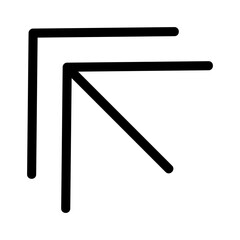 arrow icon or logo isolated sign symbol vector illustration - high quality black style vector icons