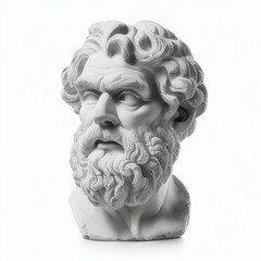 Antique classic greek philosopher head 