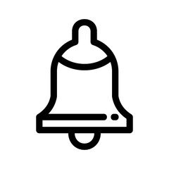 bell icon or logo isolated sign symbol vector illustration - high quality black style vector icons