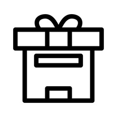 Fototapeta premium box icon or logo isolated sign symbol vector illustration - high quality black style vector icons