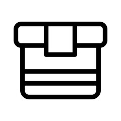 box icon or logo isolated sign symbol vector illustration - high quality black style vector icons