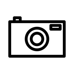 camera icon or logo isolated sign symbol vector illustration - high quality black style vector icons