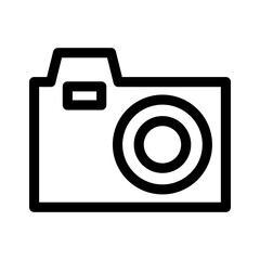camera icon or logo isolated sign symbol vector illustration - high quality black style vector icons