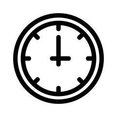 clock icon or logo isolated sign symbol vector illustration - high quality black style vector icons