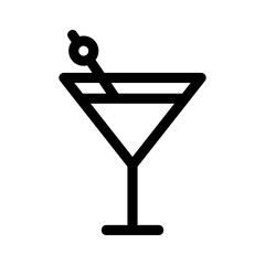 cocktail icon or logo isolated sign symbol vector illustration - high quality black style vector icons