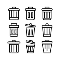 delete icon or logo isolated sign symbol vector illustration - high quality black style vector icons