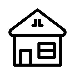 home icon or logo isolated sign symbol vector illustration - high quality black style vector icons