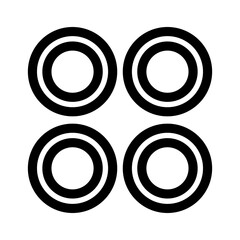 menu icon or logo isolated sign symbol vector illustration - high quality black style vector icons