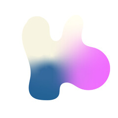 Fototapeta premium Abstract Shapes Gradient Transparent 