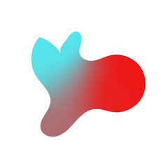 Abstract Shapes Gradient Transparent 