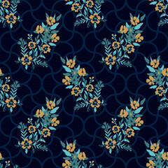Obraz premium Seamless floral pattern