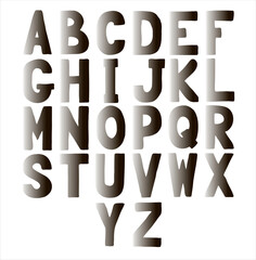 English alphabet. Vector (4)