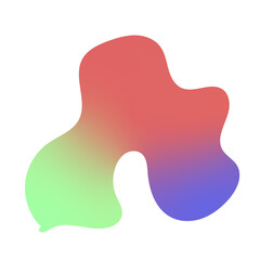 Abstract Shapes Gradient Transparent 