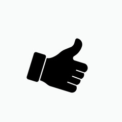 Thumb Icon. Like, Up Symbol. Agree, Okay Gesture.     
