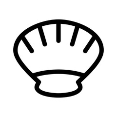 shell icon or logo isolated sign symbol vector illustration - high quality black style vector icons