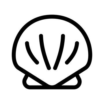 recommend clip art: shell icon or logo isolated sign symbol vector illustration - high quality black style vector icons