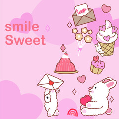 Valentines day cards and prints with hands of couple, hearts and kisses. Cute love gift tags with quotes. Happy valentine design vector set. Romantic event celebration greeting cards