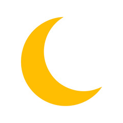 simple moon icon © berkahjayamaterial