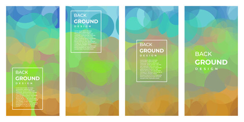 abstract modern colorful landscape background vector