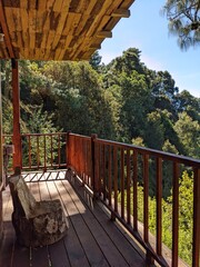 wooden cabin in the forest located in oaxaca, mexico, magic town, travel day