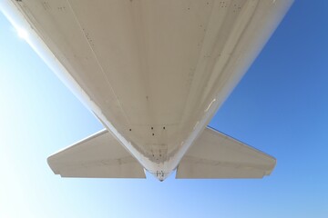 tail of a passenger plane