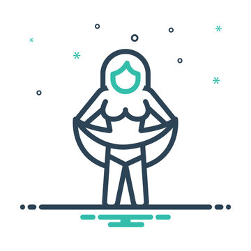 Mix icon for upskirts