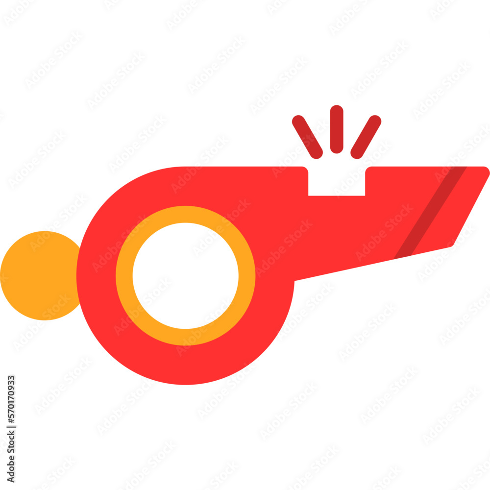 Poster whistle icon