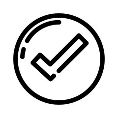 approve icon or logo isolated sign symbol vector illustration - high quality black style vector icons