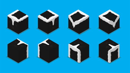 Animal Dice 3D Character Animal Skunk Cartoon Vector