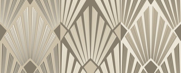 Geometric ornament pattern wallpaper