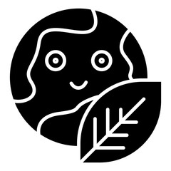 earth leaf icon
