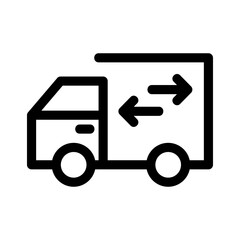 distribution icon or logo isolated sign symbol vector illustration - high quality black style vector icons