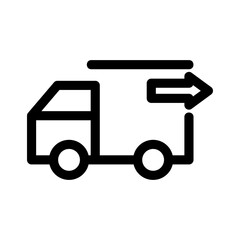 distribution icon or logo isolated sign symbol vector illustration - high quality black style vector icons