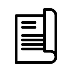 document icon or logo isolated sign symbol vector illustration - high quality black style vector icons