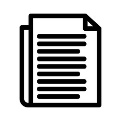 document icon or logo isolated sign symbol vector illustration - high quality black style vector icons