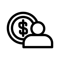 earnings icon or logo isolated sign symbol vector illustration - high quality black style vector icons