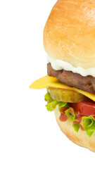 hamburger png for banner or menu 