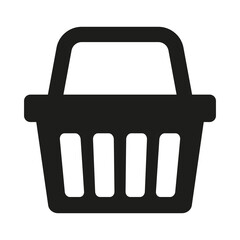 Shopping basket icon - vector illustration. Shop cart, bag, online purchase, retail vector illustration design on white background.