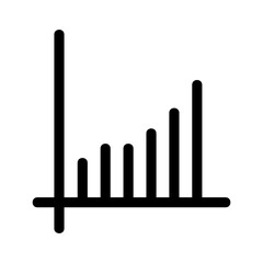 graph icon or logo isolated sign symbol vector illustration - high quality black style vector icons