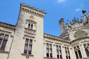 Fototapeta na wymiar renaissance castle in frande