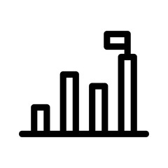 graph icon or logo isolated sign symbol vector illustration - high quality black style vector icons