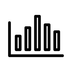 graph icon or logo isolated sign symbol vector illustration - high quality black style vector icons