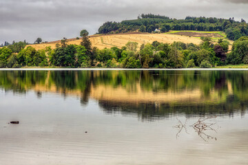 Reflections in Loch Clunie, Scotland